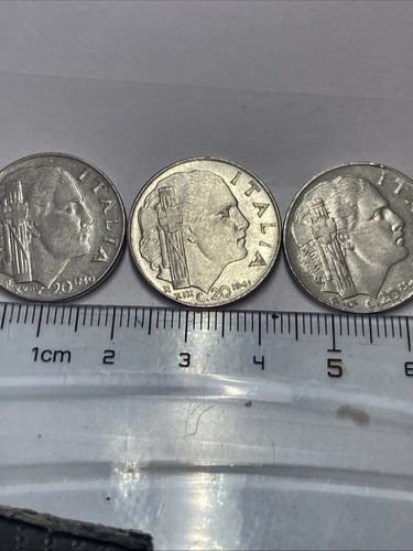 Italia centesimi 1940 - 3x,