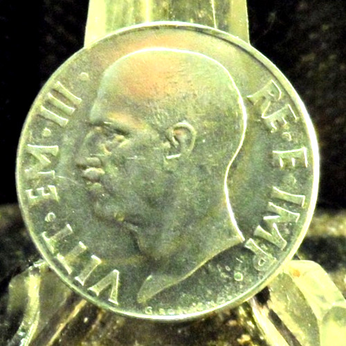 Moneta italiana centesimi - moneta, 20