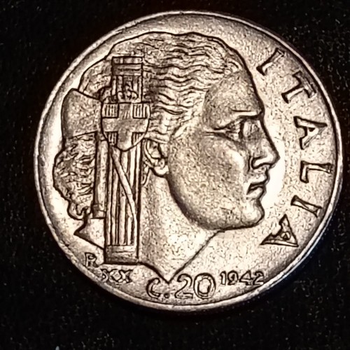 Centesimi lire 1942 - 🦅20,