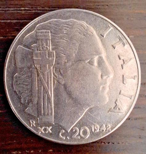 Moneta centesimi 1942 - 20,