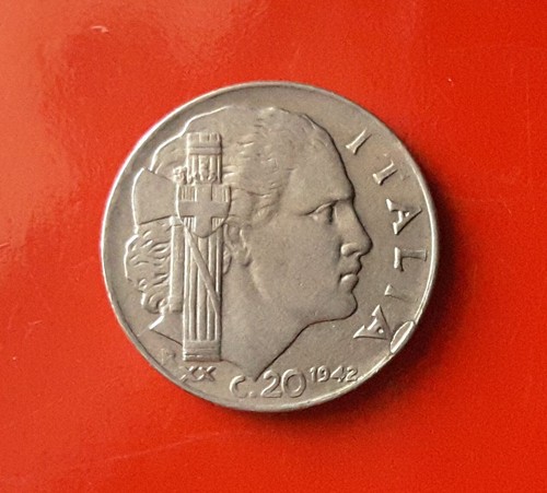 Centesimi 1942 errore - 20,