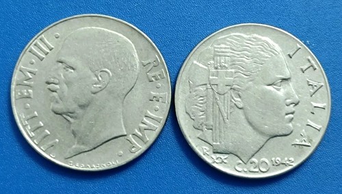 Italia moneta centesimi - italia, 20