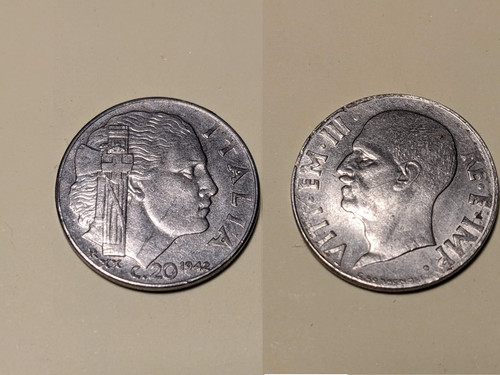 Centesimi regno italia - 20,