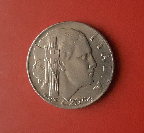 Centesimi 1942 errore - 20,
