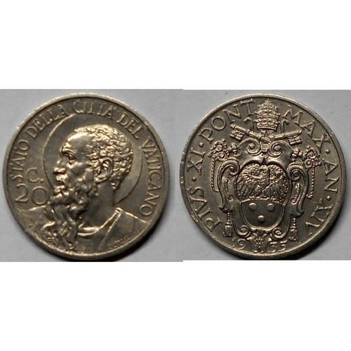 Vaticano centesimi dal 1929 - centesimi,
