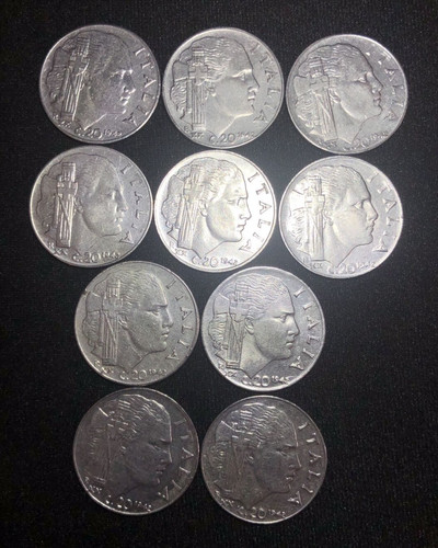 Italia centesimi 1942 10 - italia, 20
